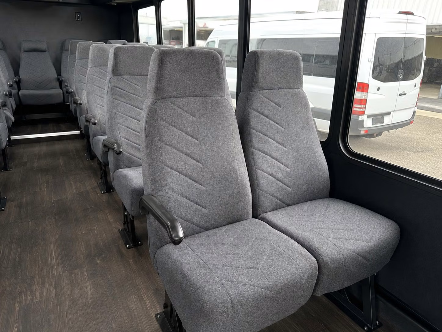 15 passenger minibus interior
