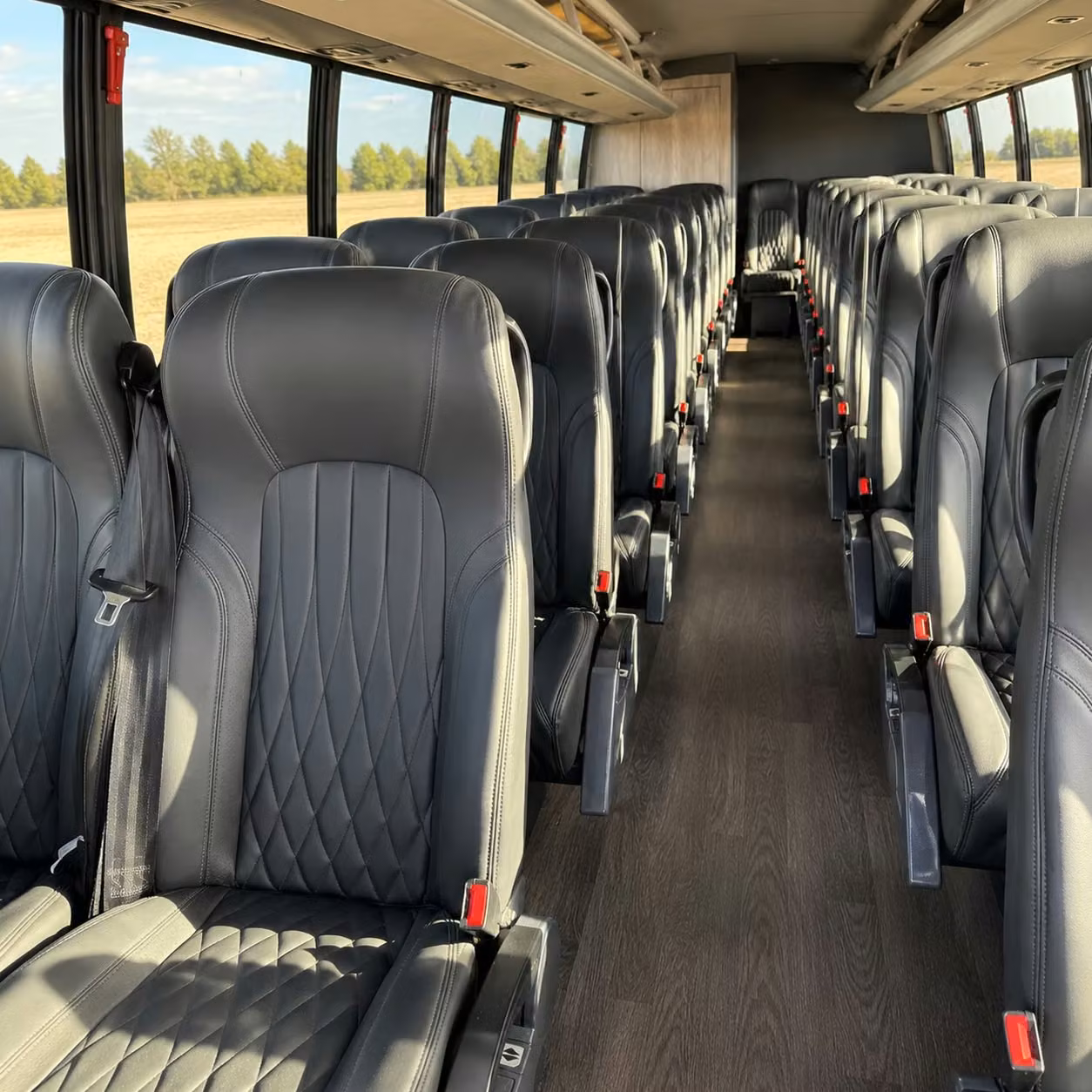 35 passenger minibus interior