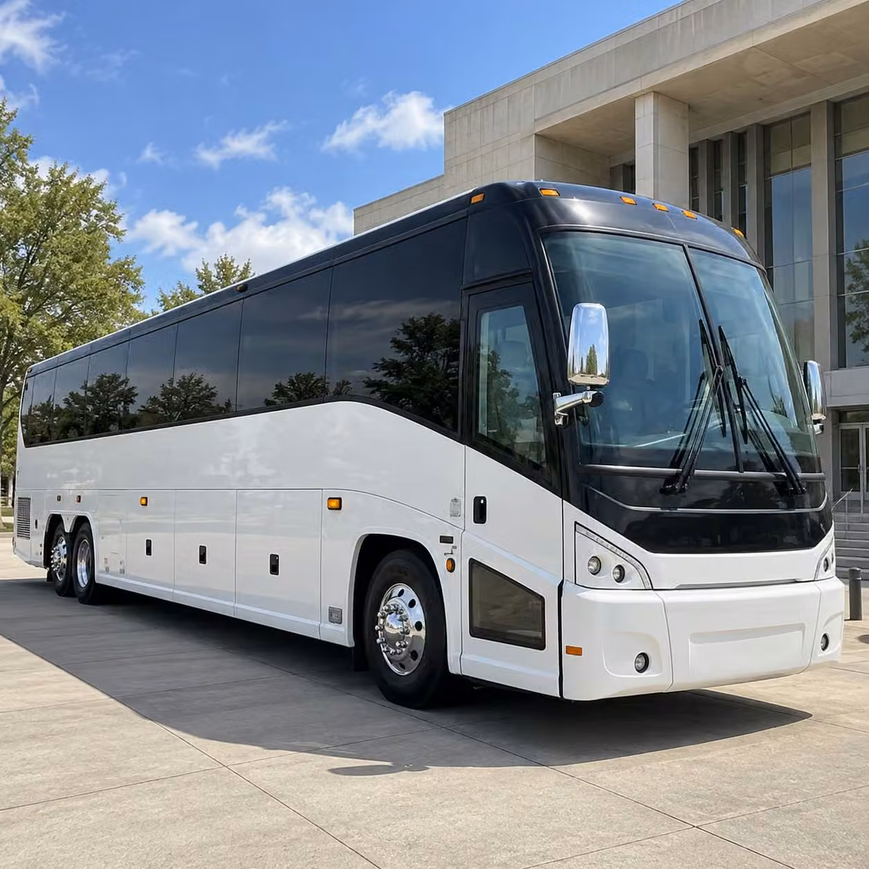 56 passenger charter bus