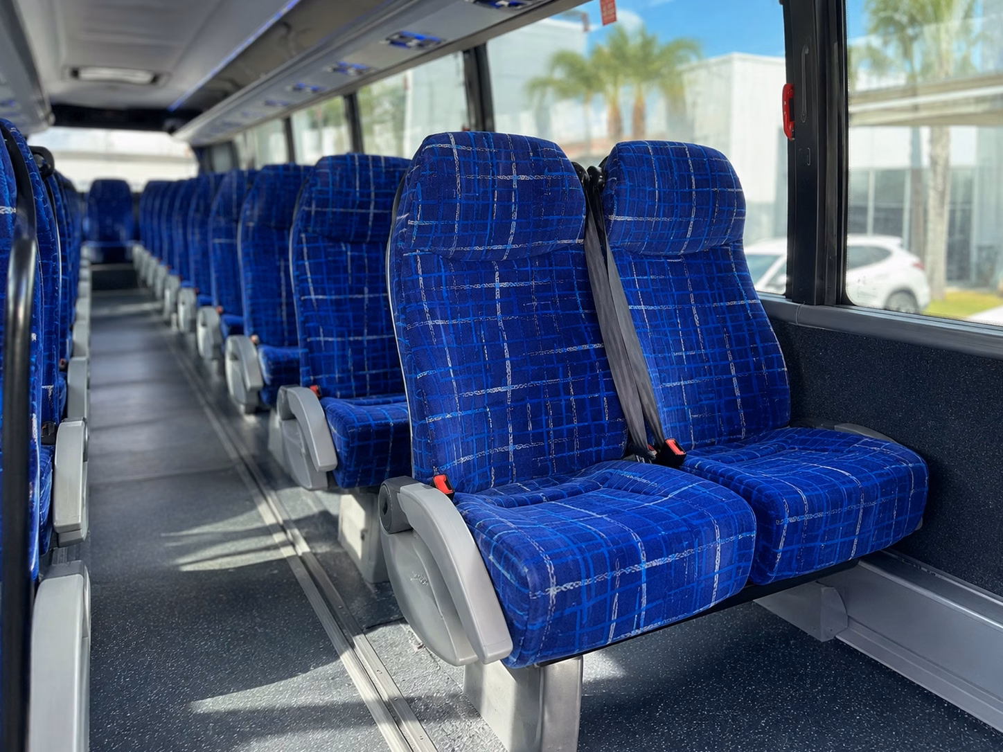 colorado springs charter bus rental interior
