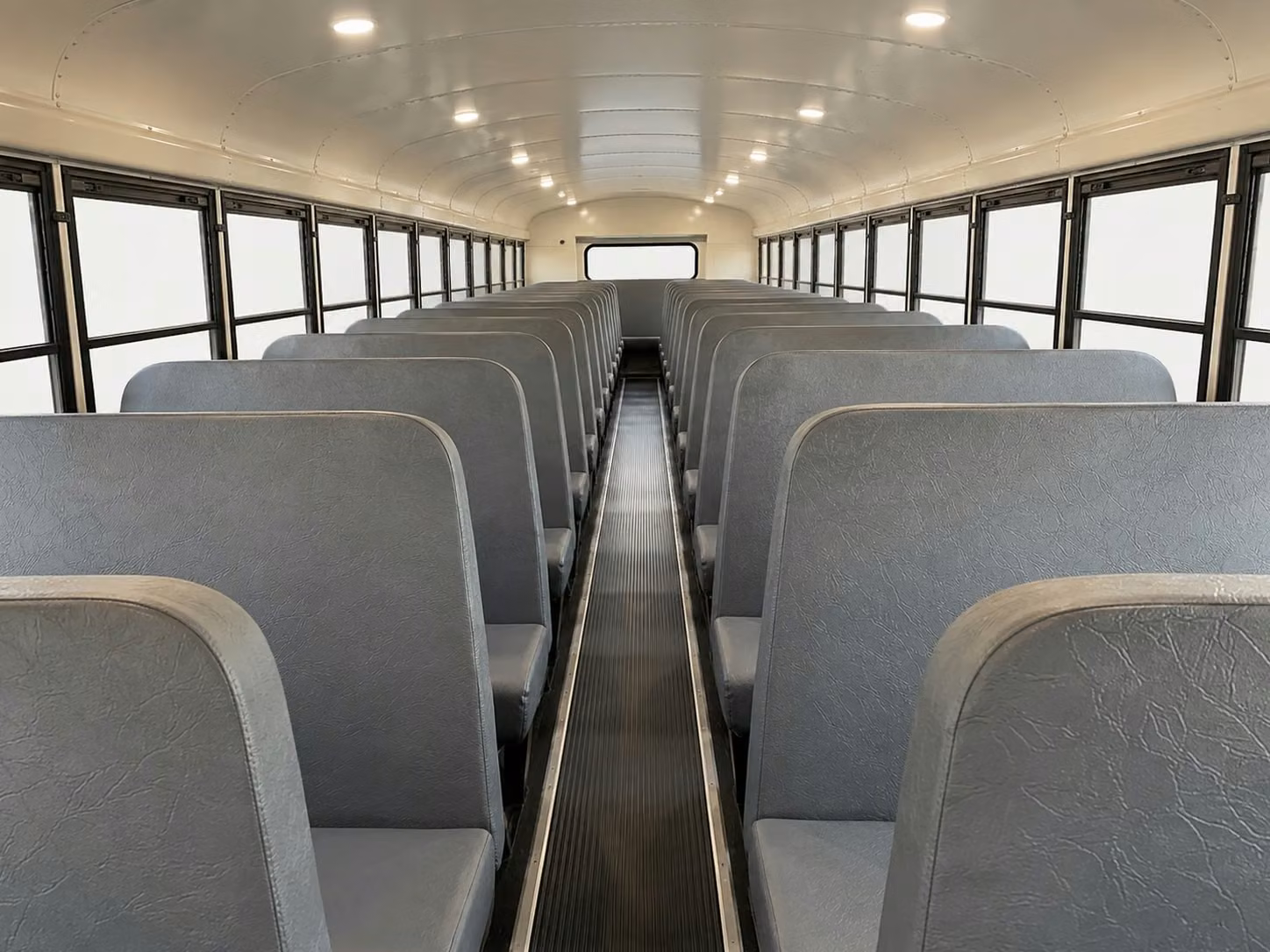 school bus interior